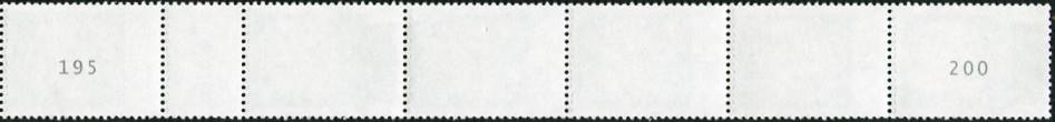 0,15€, Mi.Nr.3324 **  200er Rolle RA 6er Streifen, 1x EAN Code A; Nr Type 2
