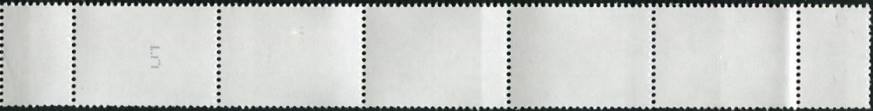 1,90€, Mi.Nr.3474 **  100er Rolle RE 5er Streifen, 2x EAN Code A; Nr Type 1