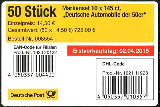 FB047 Ersttagverpackungslabel