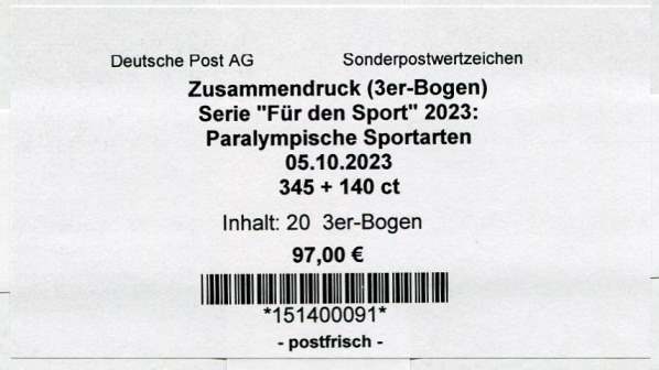 HBL 59 Verpackungslabel