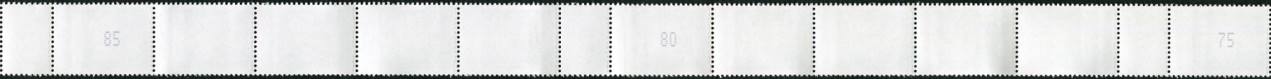 1,70€, Mi.Nr.3473 **  100er Rolle 11er Streifen 3x EAN Code A, 2-2-2stellig Nr, u-g-u, Nr Typ 2
