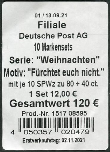 MH 124 Filiale-Verpackungslabel