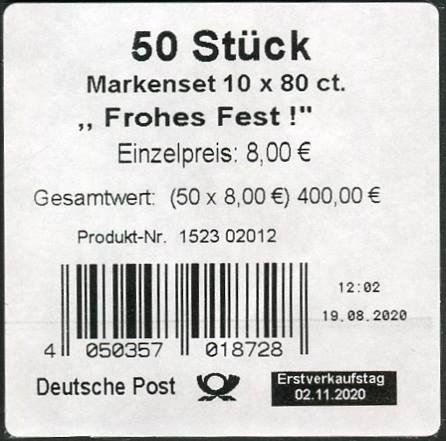 FB 102 Verpackungslabel