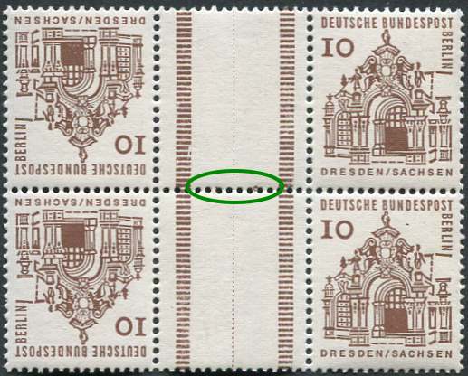 Berlin Zdr KZ 2b.2 ** Strl mit Punkten