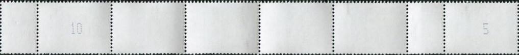 2,20€, Mi.Nr.3414 **  100er Rolle 6er Streifen 2x EAN Code A, 2-1stellig Nr