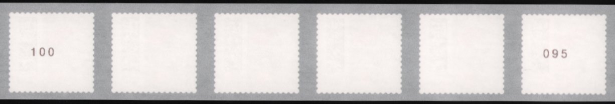 0,61€, Mi.Nr.3744 **, 6er Streifen mit 3-2stelliger Nr.,  500er Rolle