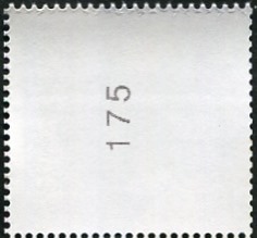 0,10€, Mi.Nr.3723K **, SZ2, ungerade Nr. 2 oder 3stellig , Druck RJE, DMC Code kopfstehend
