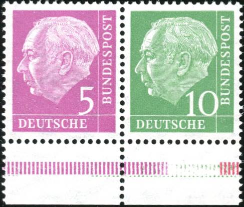 Bund ZDR W19 X ** Unterrand