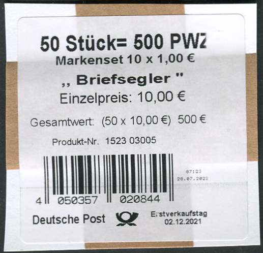 FB 115aII Verpackungslabel, Druck GDL Leipzig