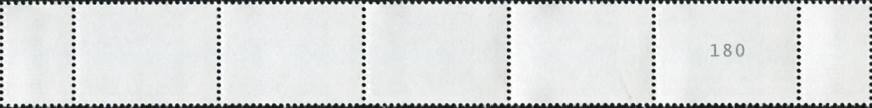 1,10€, Mi.Nr.3471 **  200er Rolle 5er Streifen 2x EAN Code B, Nr. Typ 2, 3stellig gerade Nr