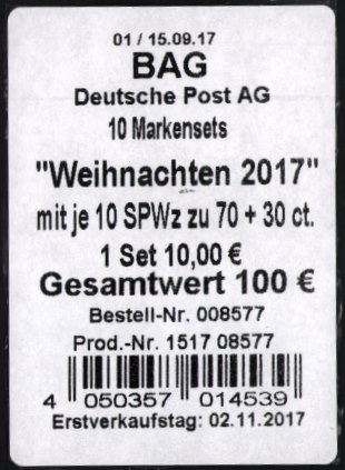 FB70  Verpackungslabel BAG