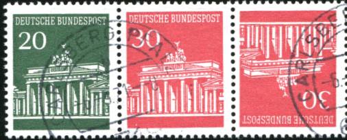 Bund ZDR WK1 gestempelt