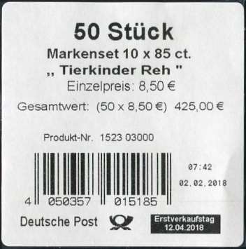 FB75  Verpackungslabel