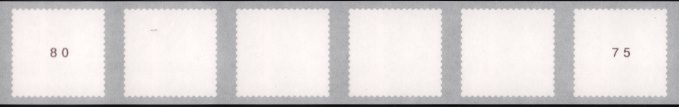 0,95€ , Mi. Nr. 3903 **, 6er Streifen mit 2stelliger Nr., ohne Null, 500/5000er Rolle