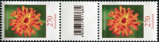 2.70€, Mi.Nr. 3475II ** 200er Rolle, EAN Code C, Nr. Type 3, SZ2, Nr. 3 stellig gerade