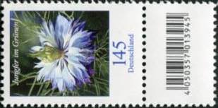 1,45€, Mi.Nr.3351 **  200er Rolle SZ1 mit 1 stelliger Nr. ungerade, EAN Code A