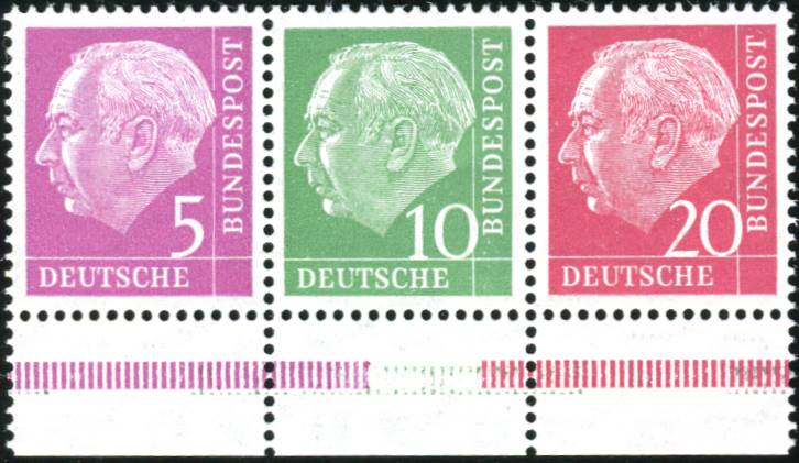 Bund ZDR W20 X ** Unterrand