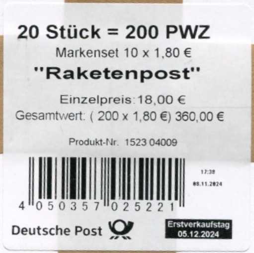 FB 143 I, 20iger Label,  Druck  GDL