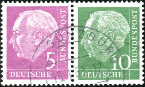 Bund ZDR W19 X gestempelt