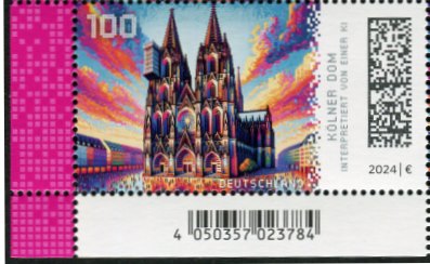 10er Bogen Mi.-Nr. 3832 nassklebend, ER links unten