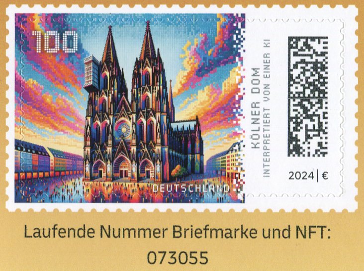 Einzelmarke aus MH 128a ** Mi. Nr. 3836 selbstklebend mit laufender Nr. aus MH