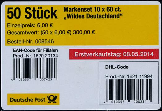 FB039 Verpackungslabel mit DHL Code