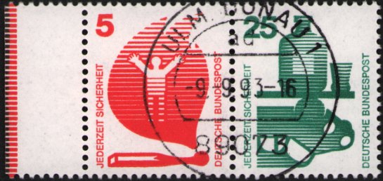 Bund ZDR W43 gest. mit RLV II