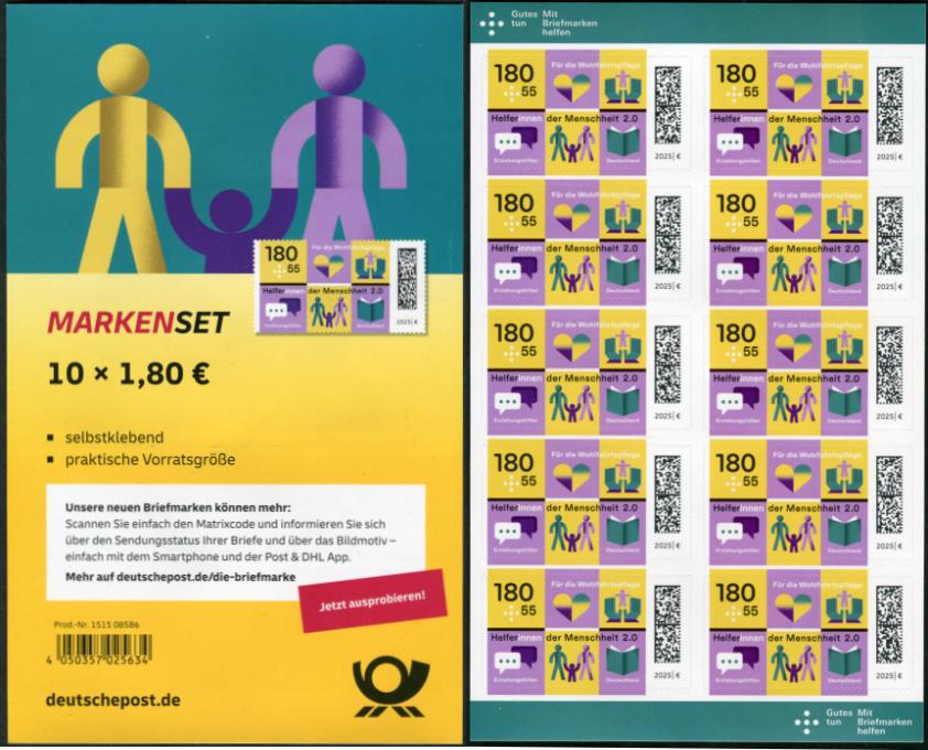 FB 147 ** mit DMC Code, Produkt Nr. 1515 08586,  Druck Enschedé