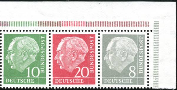 Bund ZDR ER 5.2, W22 d, YII ** Eckrand oben rechts