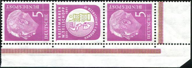 Bund ZDR ER 4.3 S 44 ** Eckrand unten links