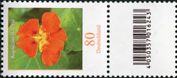 0.80€, Mi.Nr. 3469II ** 500er Rolle, EAN Code C, Nr. Type 3, SZ1, Nr. 3 stellig gerade