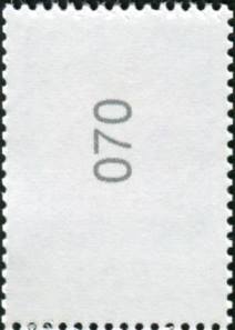 2.70€, Mi.Nr.3475II  ** 200er Rolle, Marke mit Nr. Type  3,  3stellig gerade