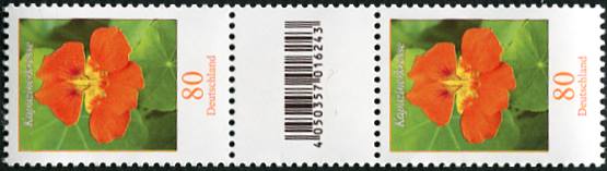 0.80€, Mi.Nr.3469II  **  500er Rolle, EAN Code C,Nr. Typ 3, SZ2, RE 005