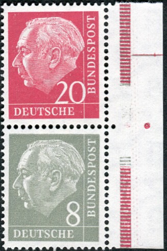Bund ZDR S51 X ** mit Seitenrand Strl. unterbrochen