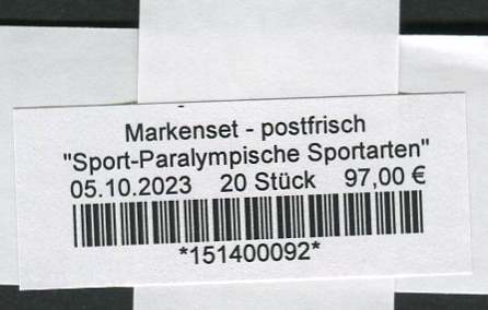 MH 126 Verpackungslabel
