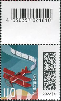 1,10€, Mi.Nr.3671 II ** 1 + 2. + 3. Auflage, SZ3 ohne Nr. , EAN Code