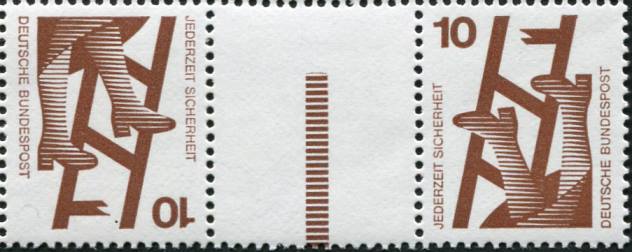 Bund ZDR KZ9a.3 ** Strl braun 6-7mm verkürzt