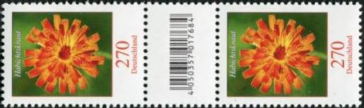 2,70, Mi.Nr.3475I ** 200er Rolle SZ2 mit 1 stelliger Nr. Typ 2 ungerade, EAN Code A