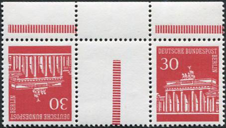 Berlin Zdr KZ 3b.4 ** Oberrand, Strl bis Höhe E