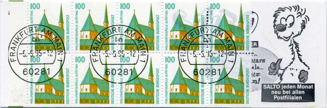 MH 32 A 50mm, Ersttagstempel Frankfurt