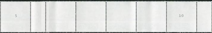 0,10€, Mi.Nr.3723 II ** ,6er Streifen 2x EAN Code, 2-1stellig Nr.