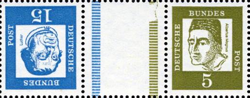 Bund ZDR KZ 2.3 ** Strl blau dg, oliv unterbrochen