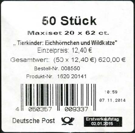 FB044 Verpackungslabel ohne DHL Code