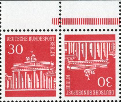 Berlin Zdr K6 ** Oberrand Typ 1