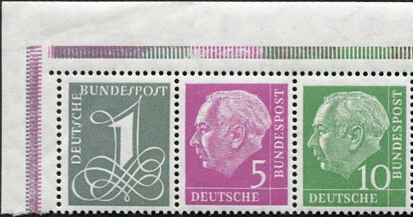 Bund ZDR ER W18 X .1 ** Eckrand oben links