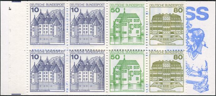 MH 24b mit Zähnung in Schrift F6+7 **