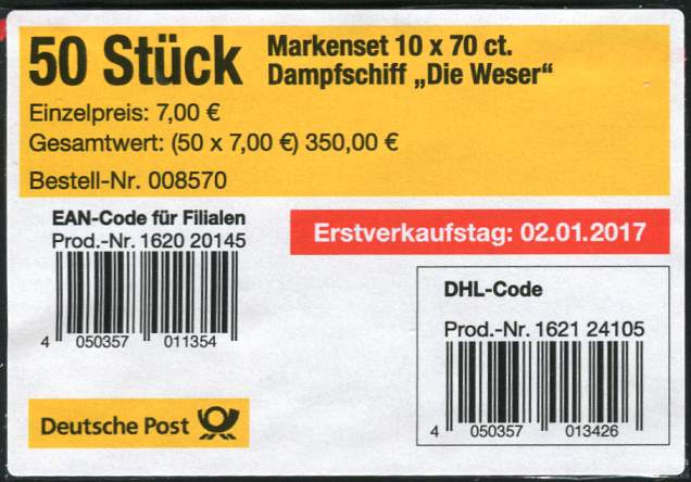 FB062  Verpackungslabel mit DHL Code