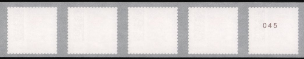 1,60€, Mi.Nr.3654IV ** 100,500er Rolle 5er Streifen (0)2 stellige ungerade Nr. , Typ E/IIb-w