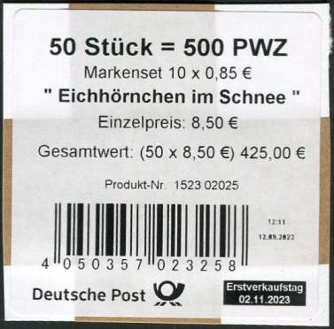 FB 132 Verpackungslabel