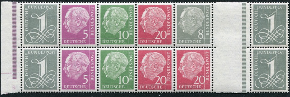 H-Blatt 8yI ** RLV VI mit WZ 15aII + 16aII